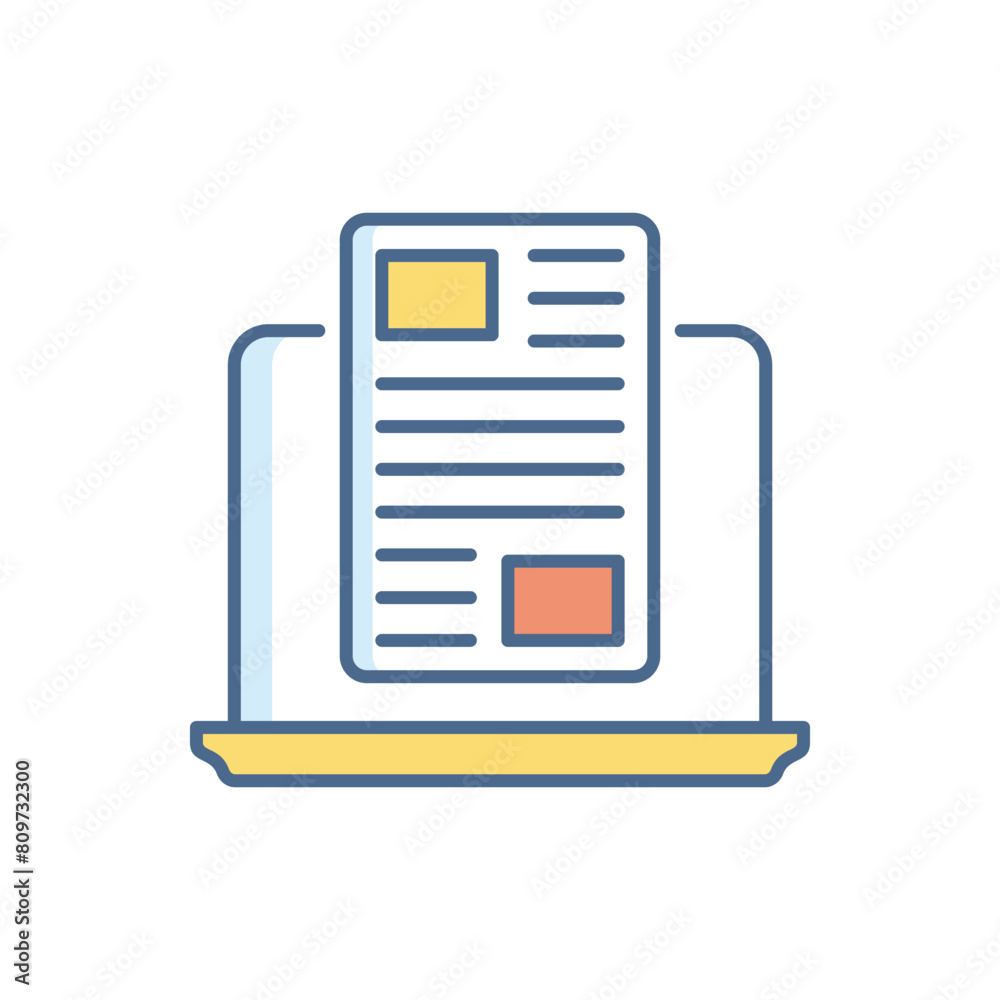 Content Marketing vector icon Content Marketing vector icon