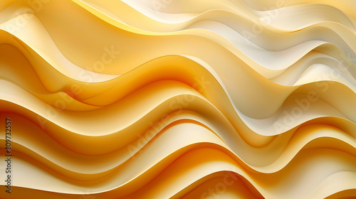 3D Gradient Waves Background