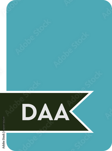 DAA File format icon  Old Brick fill