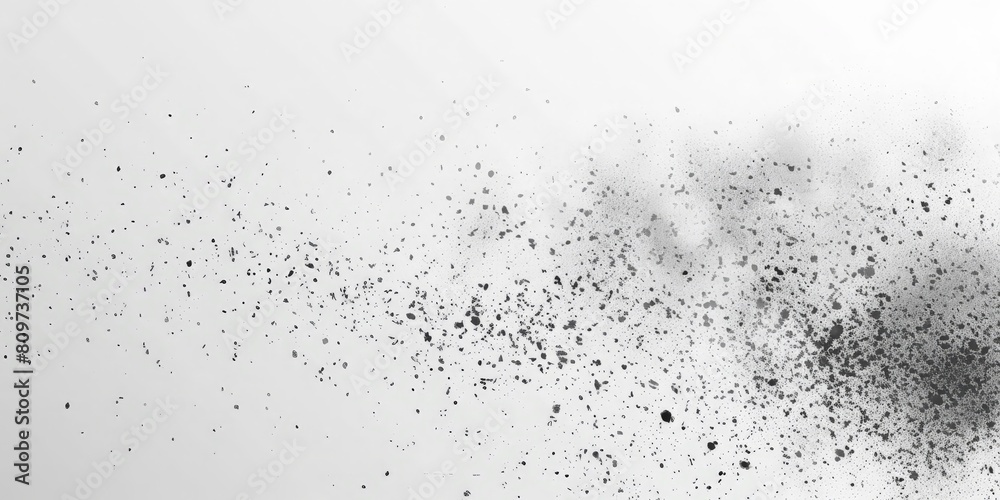 Fototapeta premium Gritty texture sand on transparent background.Monochrome noise halftone, grit pattern