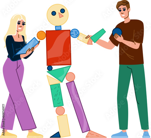 plan workforce planning vector. business flat, abstract task, job drawing plan workforce planning character. people flat cartoon illustration