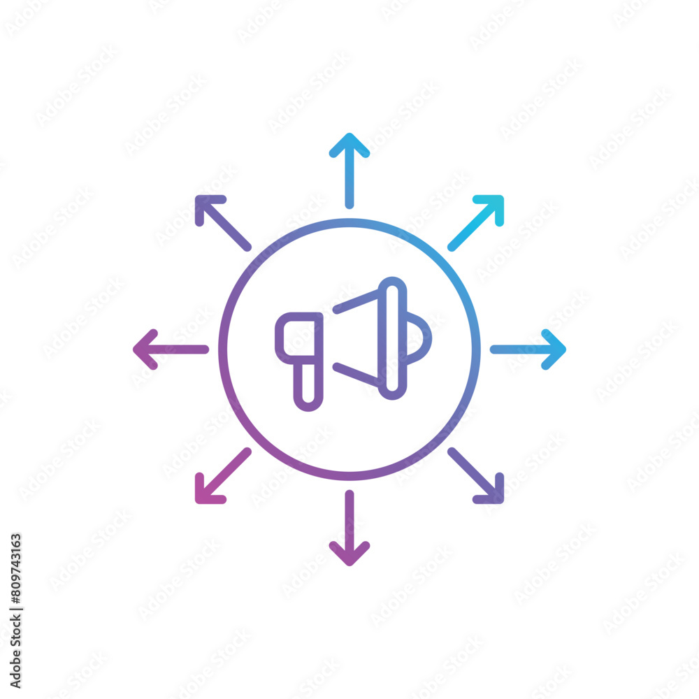Advertising Submission vector icon Advertising Submission vector icon
