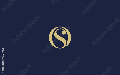 letter os or so logo icon design vector design template inspiration
