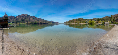 Obraz na płótnie panorama of the lake w salonie
