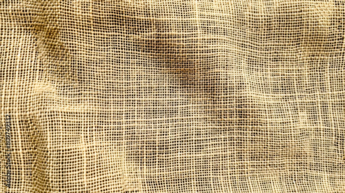 look of a small beige cloth fabric, in the style of use of screen tones, clean line work, unprimed canvas,