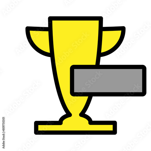SERP Ranking Line Filled Icon Design