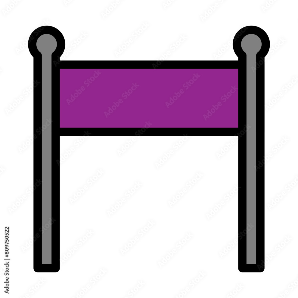 Fototapeta premium finishpoint Line Filled Icon Design