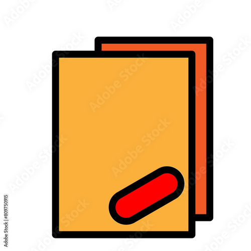 Copy Free Line Filled Icon Design
