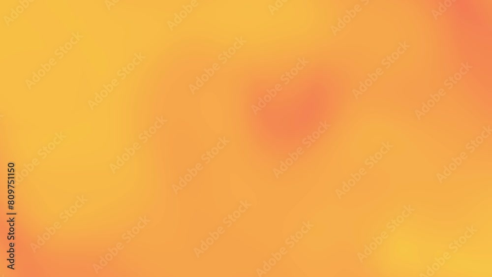 Orange Yellow Blurred wavy gradient motion background. Seamless Abstract dynamic background template, 4k looping pastel gradient colors video playback