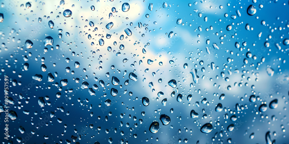 Raindrops On The Window Captivating Rain Texture Rain water drops falling down on the window glass