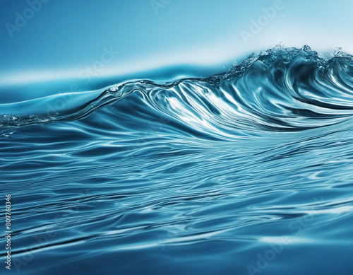 Water waves graphic