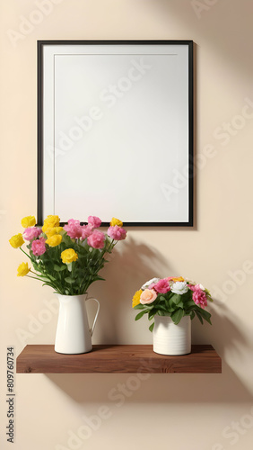 Frame Wall Art Mockup Living Room © esinesra