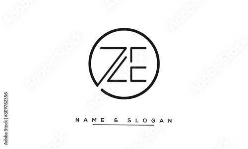Free Download ZE, EZ Z, E Abstract Letters Logo Monogram - GFXLoad