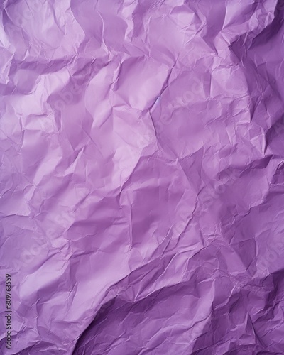 A close up of a crumpled purple paper texture. ,background