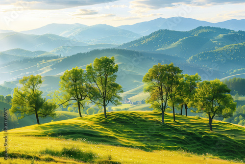 landscape in the mountains