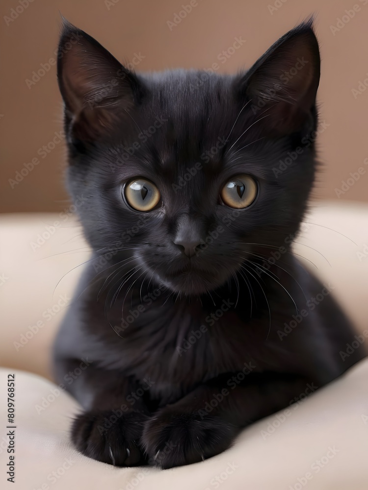 Black Cat Animal Realistic Photo Illustration Art Black Cat Animal Realistic Photo Illustration Art