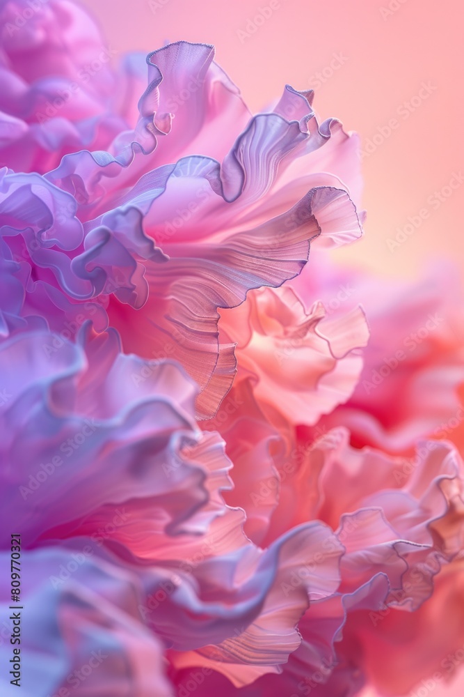 A close up of a flower with pink and purple petals A close up of a flower with pink and purple petals