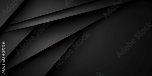 3d black diamond pattern abstract wallpaper on dark background, Digital black textured graphics poster background. 