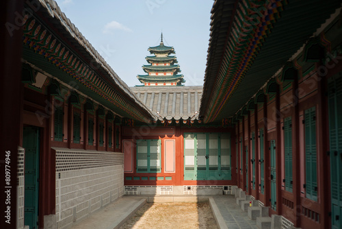 The exterior of the building in the palace photo