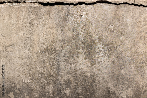 Texture of a cement wall with a crack