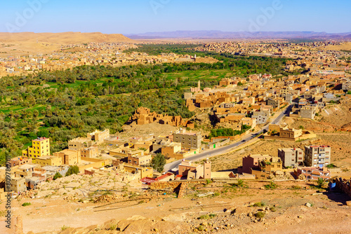 Todgha (Todra) river valley, and Tinghir photo