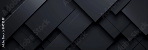 3d black diamond pattern abstract wallpaper on dark background, Digital black textured graphics poster background.black circle geometric pattern 