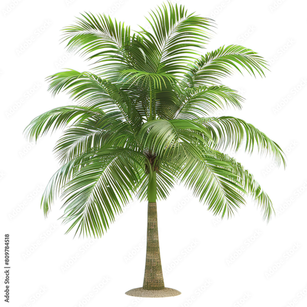 Fototapeta premium palm tree isolated on white