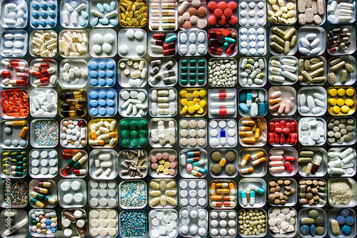 Medicine Pills Blisters  Organic Vitamin Drug  Medical Pharmacy  Health