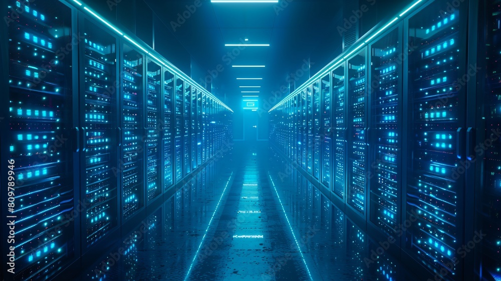 A high-tech data center, with rows of glowing servers: Optimizing Compute Resources for Peak Performance. A high-tech data center, with rows of glowing servers: Optimizing Compute Resources for Peak Performance.