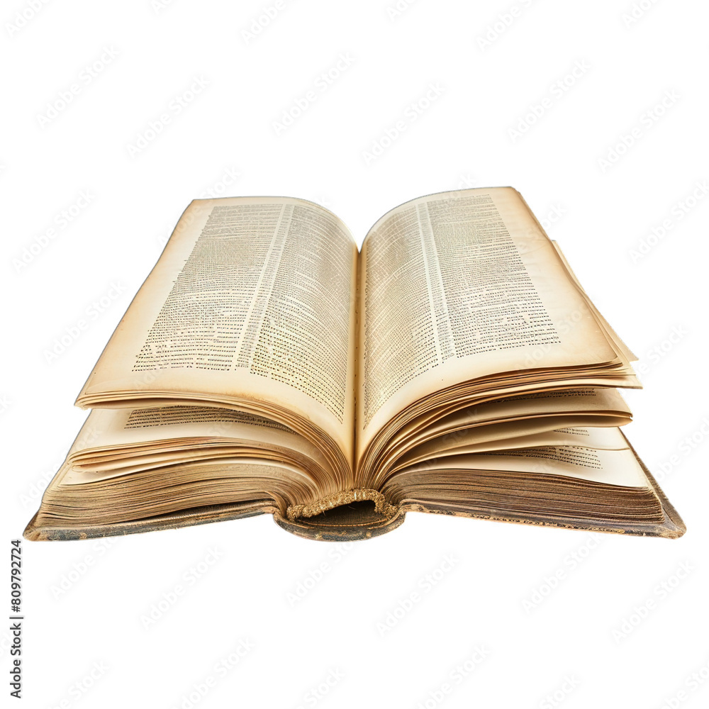old book isolated on white old book isolated on white
