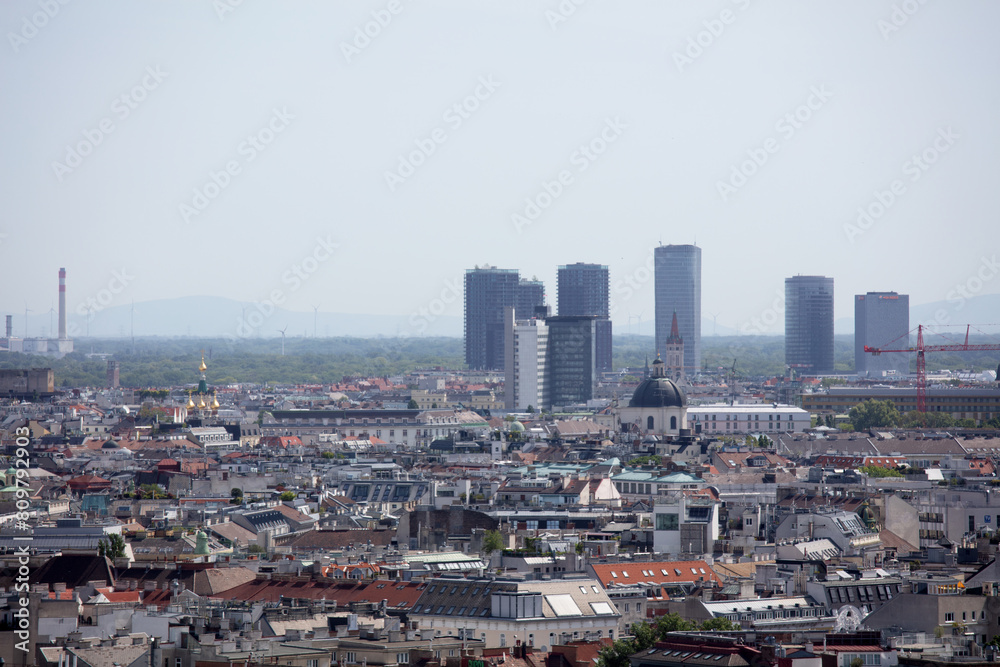 Blick über Wien vom Restaurant 360 Grad Ocean Sky Wien Blick über Wien vom Restaurant 360 Grad Ocean Sky Wien