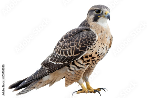 Adler isoliert an weißem Hintergrund photo
