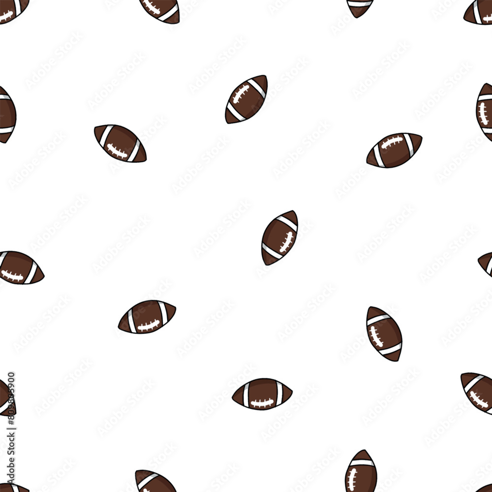 American football wallpaper. rugby balls seamless pattern American football wallpaper. rugby balls seamless pattern
