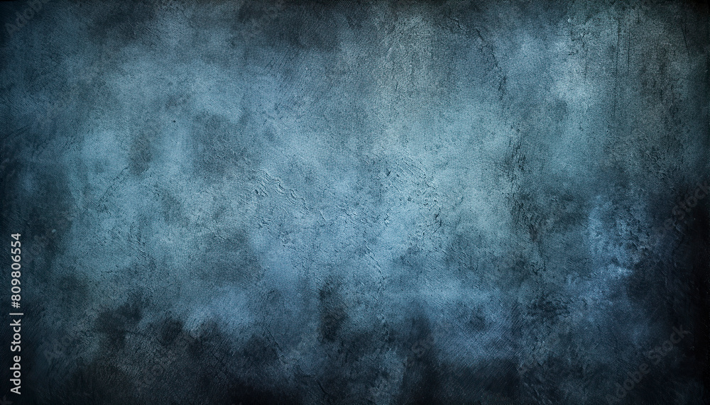 a textured blue and gray surface, resembling an abstract, weathered wall or artistic canvas