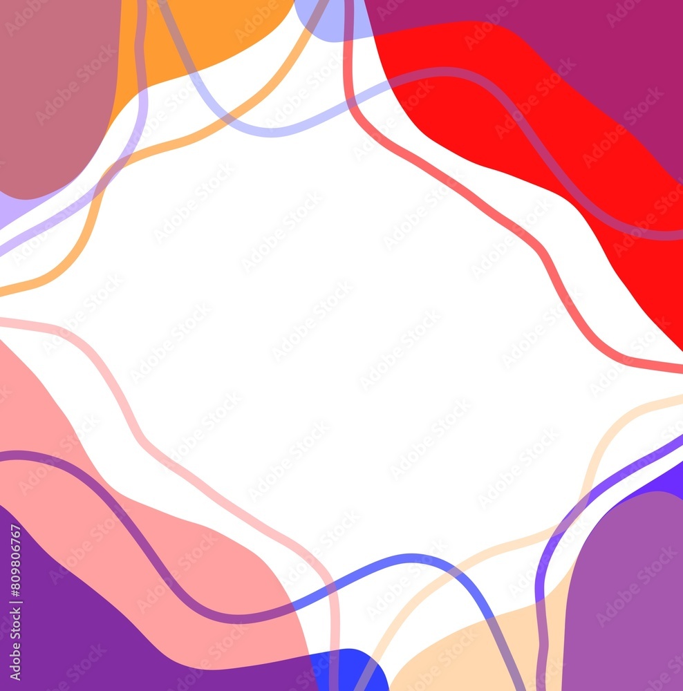 Fototapeta premium abstract background with colorful waves