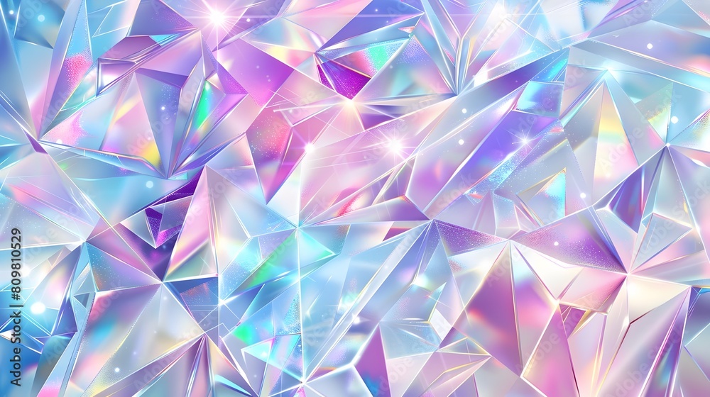 Captivating Holographic Polygonal Texture Background with Iridescent Hues and Mesmerizing Hologram Effects Captivating Holographic Polygonal Texture Background with Iridescent Hues and Mesmerizing Hologram Effects