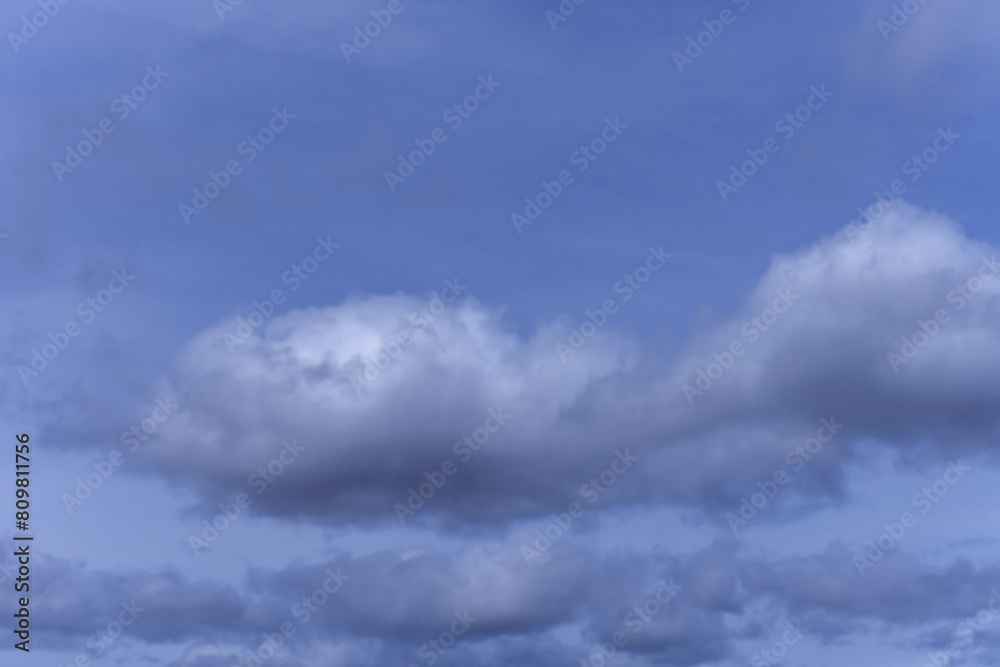 Fototapeta premium A sky landscape with clouds. Vector fluffy texture background