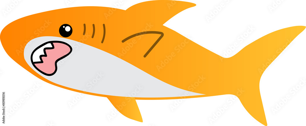 cute shark cartoon art, sea animal cute shark cartoon art, sea animal