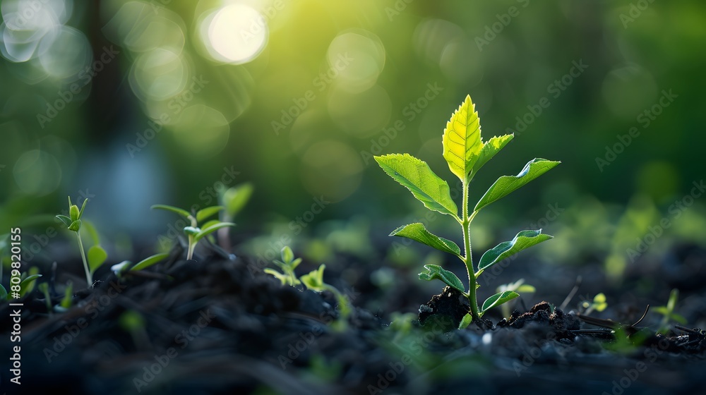 In spring, everything revives and green leaves sprout In spring, everything revives and green leaves sprout