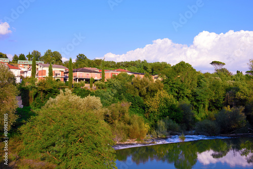 borgo bruno Ceprano and the Liri river Italy