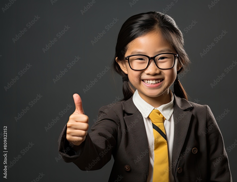 Thumbs Up for Learning: Teachers and Students Dressed Sharp and Smiling Thumbs Up for Learning: Teachers and Students Dressed Sharp and Smiling