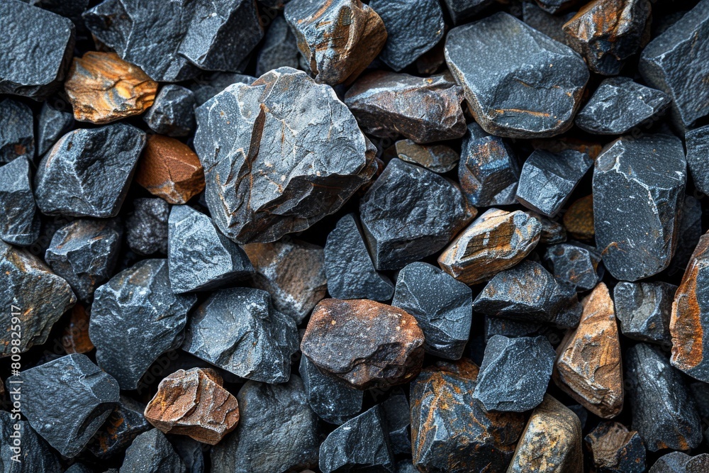 Detailed shot of rocks featuring warm, rusty tones amidst shades of gray, highlighting the beauty of geological diversity Detailed shot of rocks featuring warm, rusty tones amidst shades of gray, highlighting the beauty of geological diversity