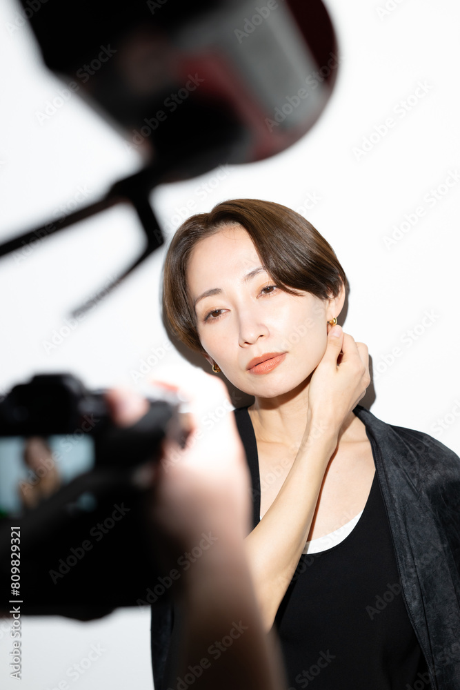 Fototapeta premium モデル撮影イメージ
