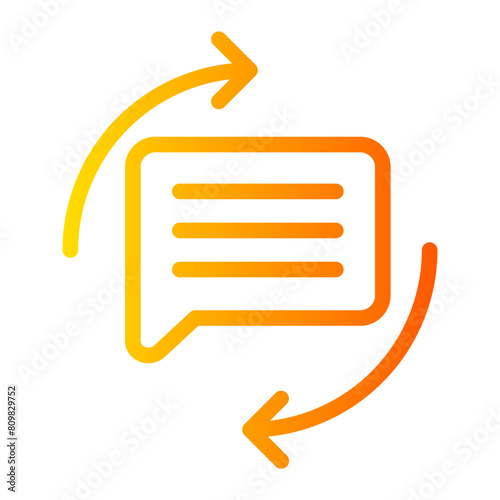 chat gradient icon