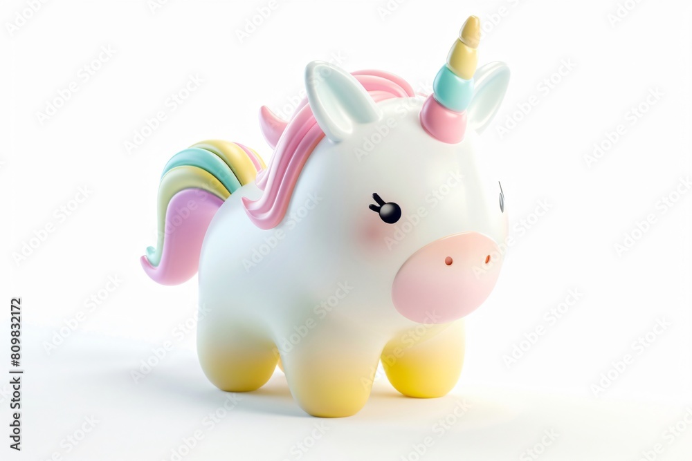 A cute 3D unicorn A cute 3D unicorn