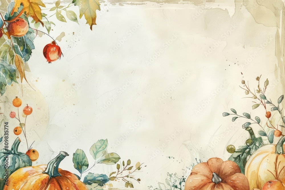 Creative greeting cards blank template for text of Thanksgiving Day in vintage mood Creative greeting cards blank template for text of Thanksgiving Day in vintage mood