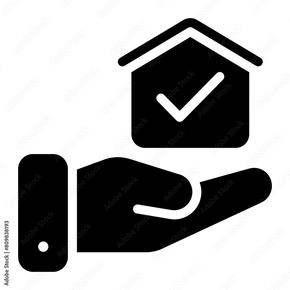 mortgage loan line icon mortgage loan line icon