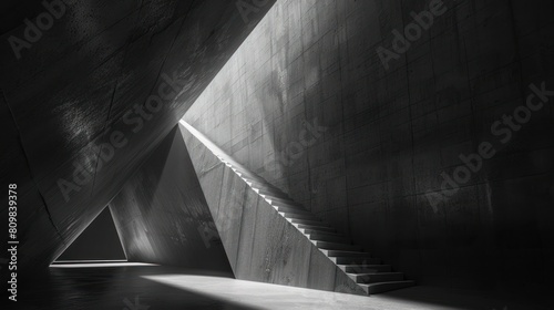 Cement concrete wall space shade shadow Modern Building Architecture details
