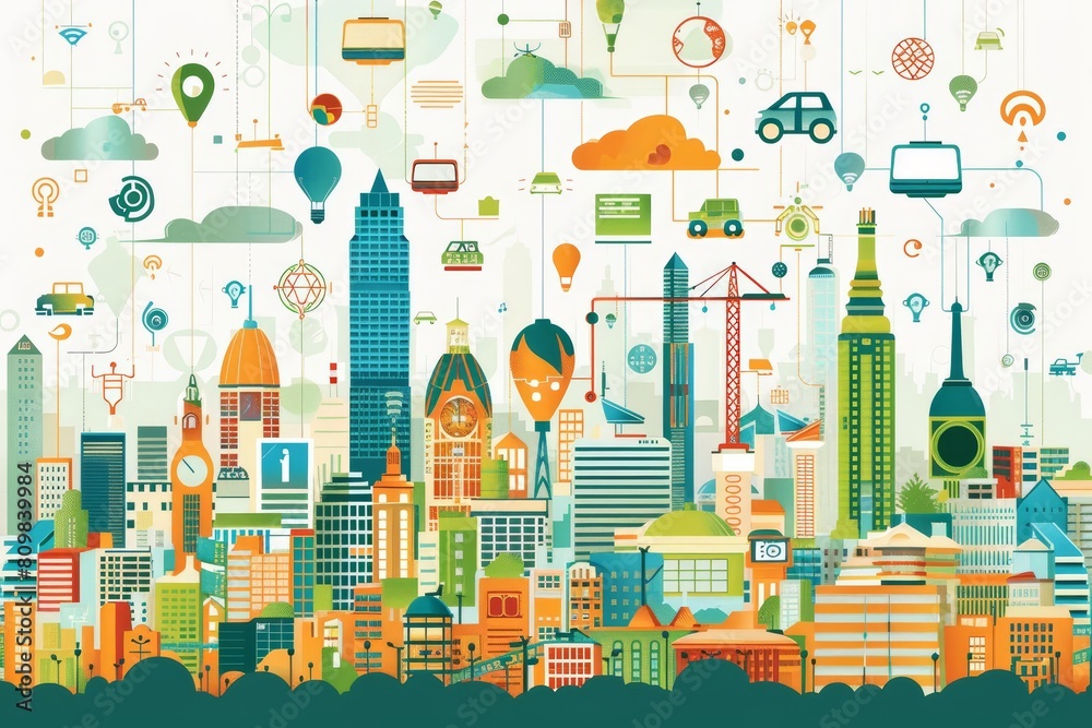 The fusion of internet of things IoT and smart cities crafts a scenario where urban life becomes a symphony of connected devices, optimizing energy use and improving lives