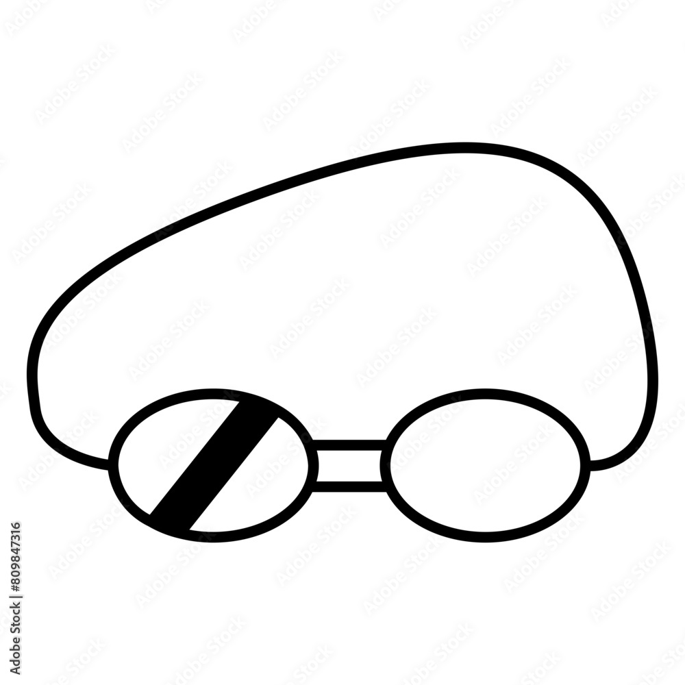 Swimming goggles icon Vector. Swimming goggles icon Vector.